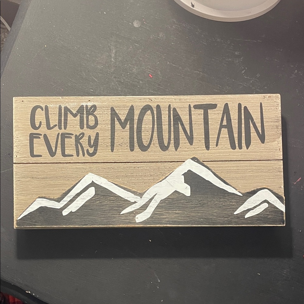 Hobby Lobby Tan and Black Mountain Wall Art